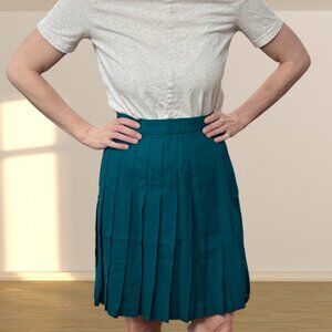 Vintage Talbots 100% Wool Pleated Skirt | NWT | Made in USA